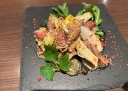 ホタルイカとアンディーブのマリネ前菜｜飯田橋ピアットの春限定ディナー
